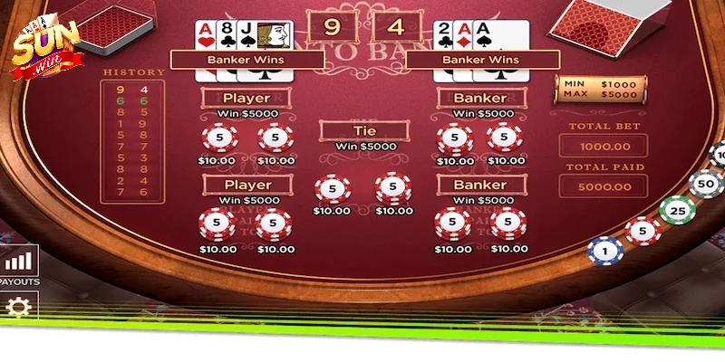 Mẹo dành cho ai muốn giành chiến thắng Baccarat