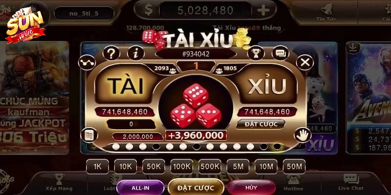 Thể loại game tài xỉu trực tuyến phổ biến hiện nay